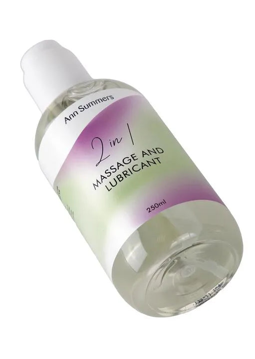 2 in 1 Massage Lubricant 250ml Image 01