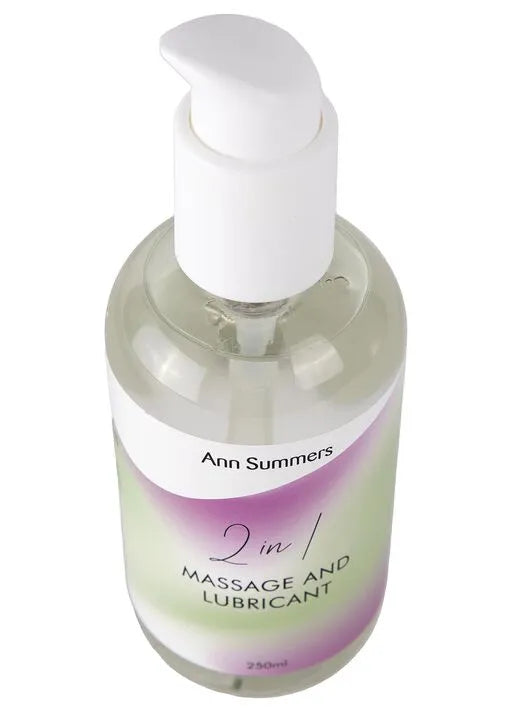 2 in 1 Massage Lubricant 250ml Image 02