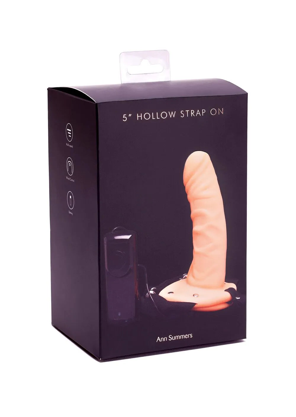 5 Inch Realistic Hollow Vibrating Strap On From Ann Summers, Image 5