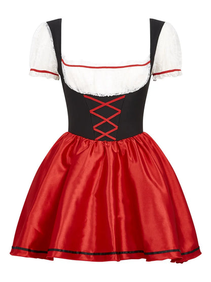 Beer Maid Dress Red