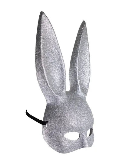 Bunny Mask Black Silver