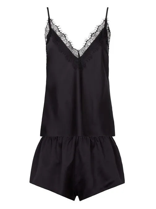 Cerise Cami Set Black From Ann Summers, Image 3