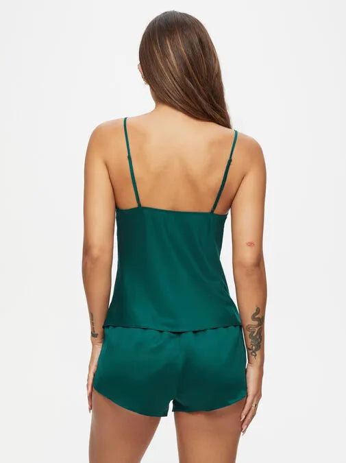 Cerise Cami Set Dark Green From Ann Summers, Image 1