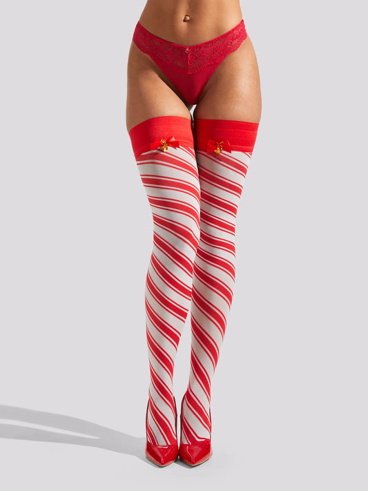 Christmas Candy Cane Bow Hold Ups From Ann Summers, Image 0