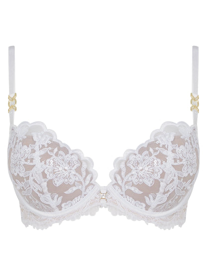 Icon Padded Plunge Bra White From Ann Summers, Image 03