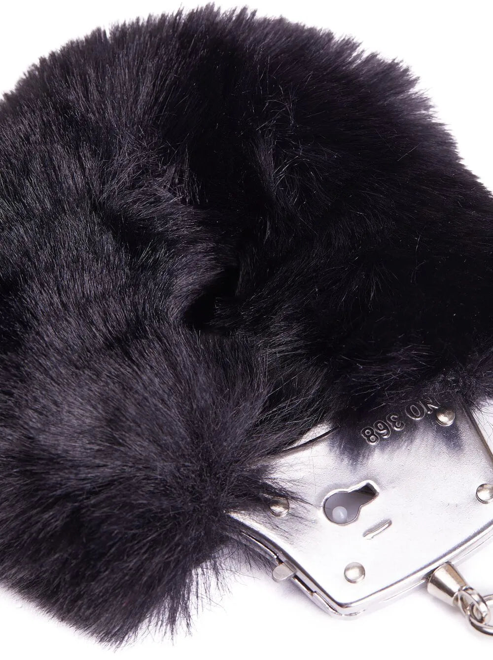 Plush Black Faux Fur Cuffs