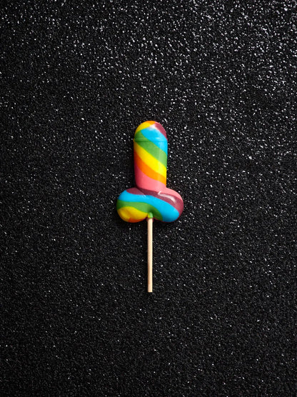 Rainbow Willy Lolly