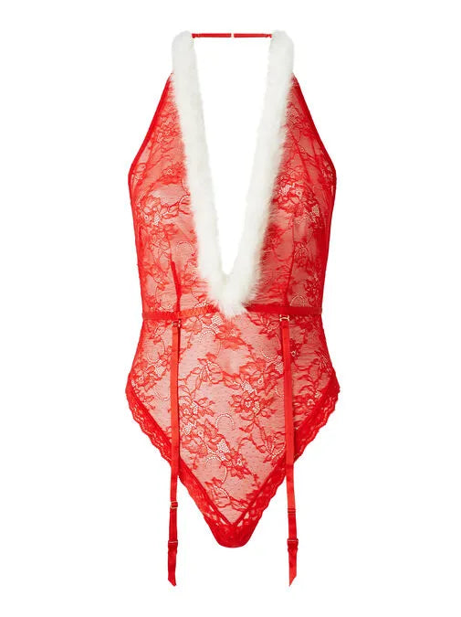 Sexy Santa Plunge Lace Body From Ann Summers, Image 2