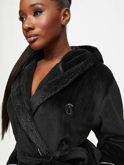 Signature Sparkle Robe Black From Ann Summers, Image 5