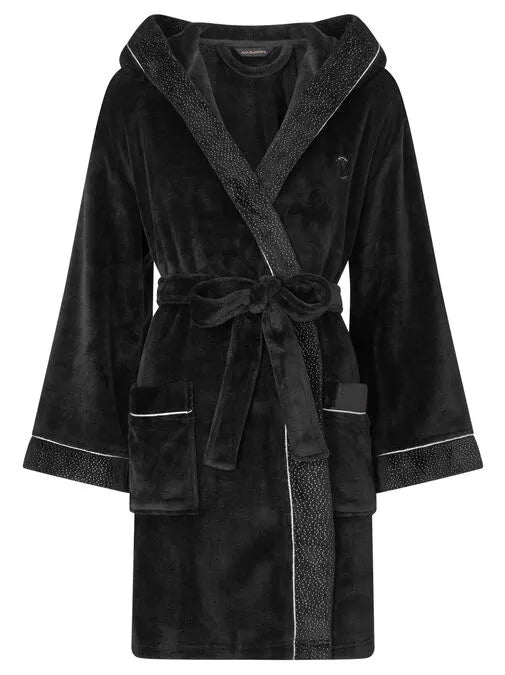 Signature Sparkle Robe Black From Ann Summers, Image 7