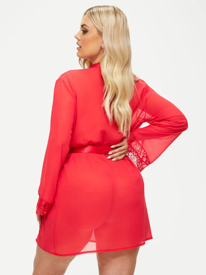 The Intrigue Robe Red