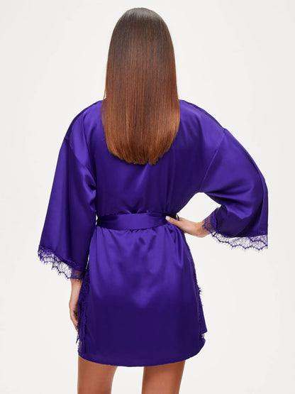 Cherryann Robe Dark Purple From Ann Summers, Image 03