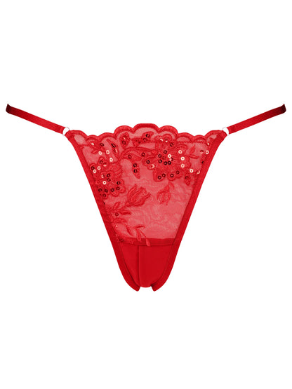 Icon Crotchless String Red From Ann Summers, Image 04
