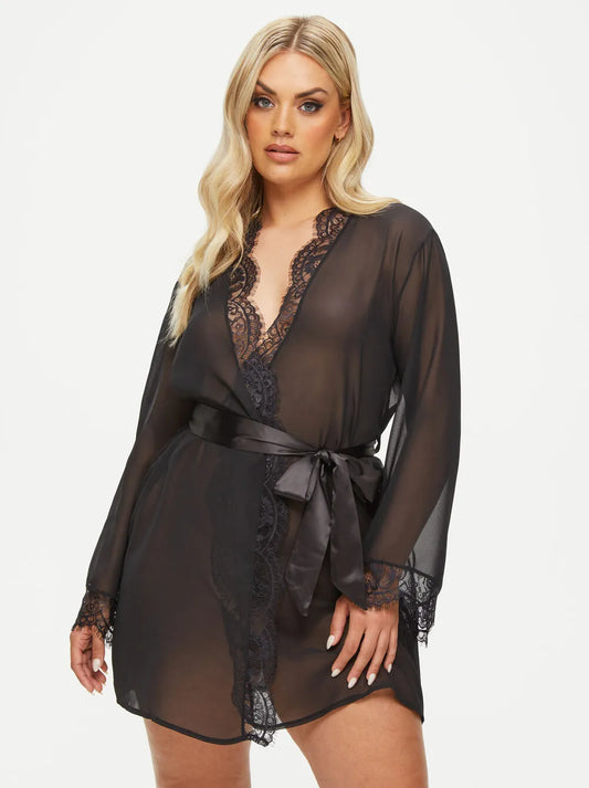 The Intrigue Robe Black