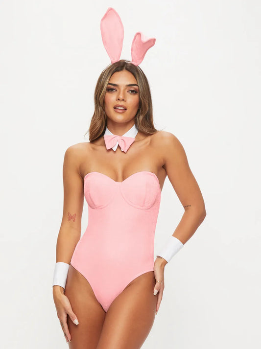 Tuxedo Bunny Outfit Light Pink